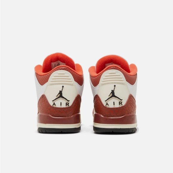 Nike Air Jordan 3 Retro SE Dunk on Mars (GS) DV7028-108 White/Orange SZ 7Y - Picture 4 of 12